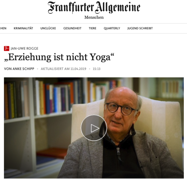 Rogge in der Presse FAZ Rogge in der Presse FAZ